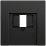 GIRA 027674 Telefonabdeckung System 70 Standard | schwarz matt