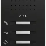 GIRA 125074 Wohnungsstation System 70 Audio | schwarz matt | keine