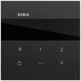 GIRA 232074 Unterputz-Radio IP System 70 schwarz matt