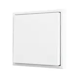 ZENNIO ZS701PB2MW Einfachtaster Soft ZS70 für 2 Binäreingänge | weiß matt