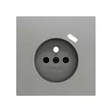 ZENNIO ZS70CF1USS Steckdosenabdeckung international ZS70 französisch, USB C | silber