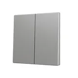 ZENNIO ZS70CSOFT22S Tasterabdeckung ZS70 2-fach | silber