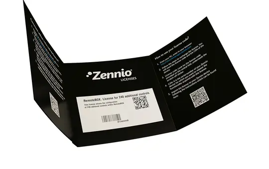 ZENNIO ZLICR240BX Erweiterungs Steuerungselemente Lizenz Box-Lizenz