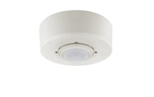 LUNATONE 86458670-INT-F-AP DALI-2-Kombisensor flach AP Instanzen aktiviert | reinweiß | 15 m