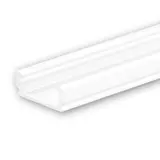 ISOLED 113079 LED-Aufbauprofil SURF12 FLAT aluminium weiß | 200 cm