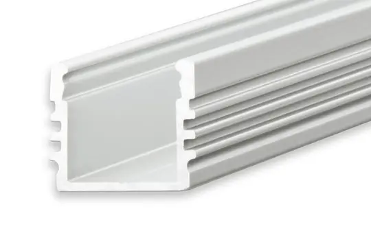 ISOLED 112809 LED-Aufbauprofil SURF12 aluminium eloxiert | 200 cm