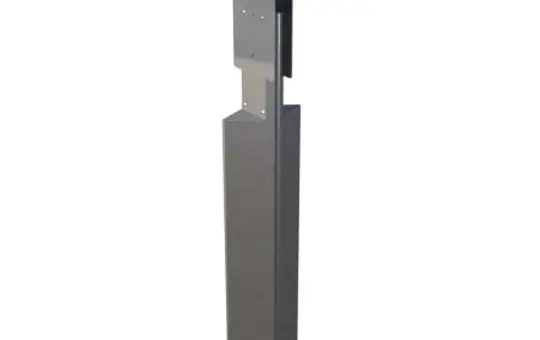 FleXmount DA TWIN Komplett-Stele Ecoflow Powerpulse 2 mit Dach, 2-fach