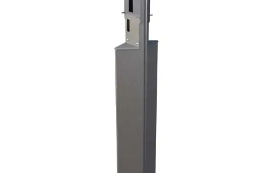 FleXmount FM_FR_WP_DA_TWIN Komplett-Stele Fronius Wattpilot 2.0 mit Dach, 2-fach