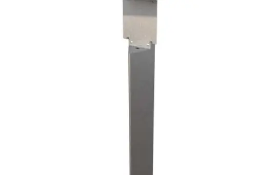 FleXmount DA Komplett-Stele Solaredge one EV Charger 22 mit Dach, 1-fach