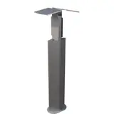 FleXmount FM_ZG2_DA_TWIN Komplett-Stele Zaptec Go 2 mit Dach, 2-fach