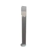 FleXmount FM_ZG2 Komplett-Stele Zaptec Go 2 ohne Dach, 1-fach