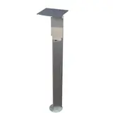 FleXmount FM_ZG2_DA Komplett-Stele Zaptec Go 2 mit Dach, 1-fach