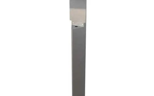 FleXmount FM_ZG2_DA Komplett-Stele Zaptec Go 2 mit Dach, 1-fach