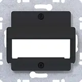 HAGER WAF2163BM Modul-Abdeckung A.x/C.x 1-/2-fach, Reichle&De-Massari | nachtschwarz matt