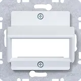 HAGER WAF2163WM Modul-Abdeckung A.x/C.x 1-/2-fach, Reichle&De-Massari | lichtweiß matt