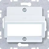 HAGER WAF2190WG Modul-Abdeckung A.x/C.x 2-fach, Reichle&De-Massari | lichtweiß glänzend