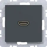 HAGER WAF4380AT High Definition Anschlussdose A.x/C.x 90° Steckanschluss | anthrazit matt