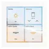 MDT GTS-04TW.01S KNX Glas Touch Smart Standard | glas weiß | 4 Zoll