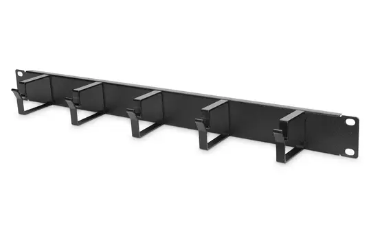 DIGITUS DN-97602 Kabelrangierpanel mit Kabelführungsbügeln | schwarz