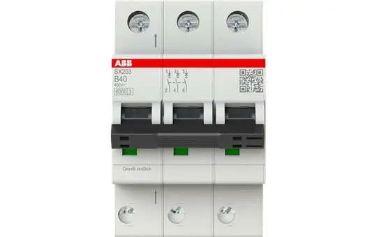 ABB SX203-B40 Leitungsschutzschalter FlexLine 3P B, 40 A
