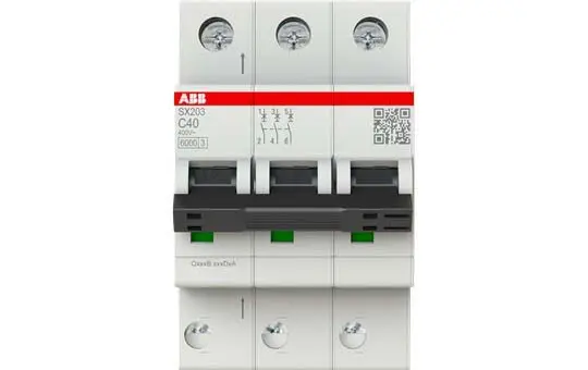ABB SX203-C40 Leitungsschutzschalter FlexLine 3P C, 40 A