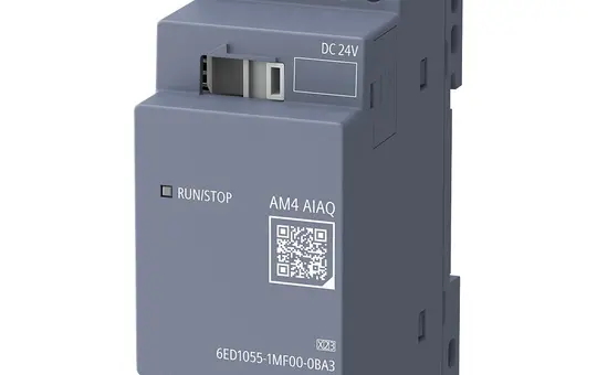 SIEMENS 6ED1055-1MF00-0BA3 LOGO! Erweiterungsmodul 24 V 2 AE, für LOGO! 9