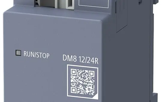SIEMENS 6ED1055-1MB00-0BA3 LOGO! Erweiterungsmodul 12/24 V 4DE/4DA, Relais, für LOGO! 9