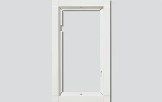 SIEDLE KR 611-2/1-0 W Kombirahmen 2-fach, ohne Mittelsteg | weiß