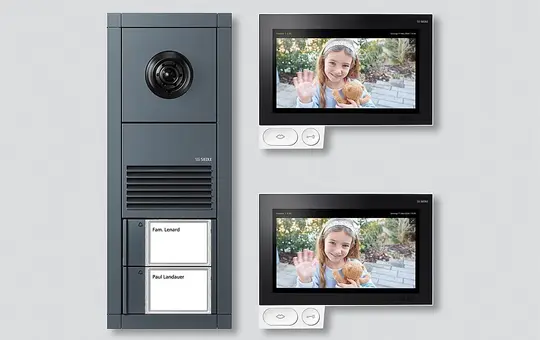 SIEDLE 210013013-00 Video-Set Außenstation Vario Axiom 2 Ruftasten | anthrazitgrau