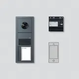 SIEDLE SET VVSG 700-1 AG Video-Set Außenstation Vario 1 Ruftaste, Smart Gateway | anthrazitgrau