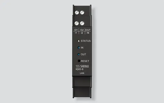 SIEDLE 210013117-00 I/O-Schaltaktor IQ 1 Ein-/Ausgang | schwarz