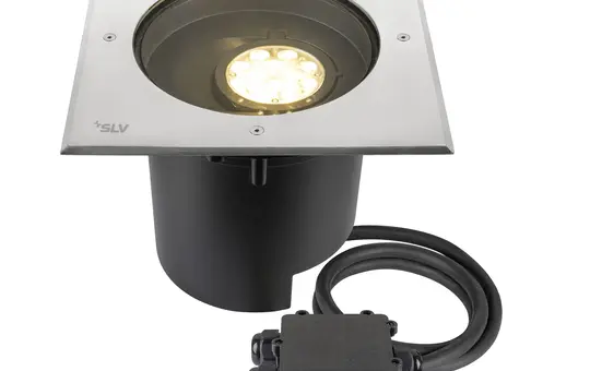 SLV 1009171 Bodeneinbauleuchte DALI DASAR XL eckig, 3000 K