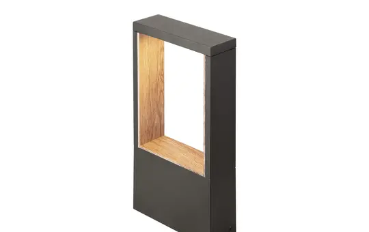 SLV 1010103 Stehleuchte PHASE FLATT II 10 W, 2700 K | anthrazit/braun | 36 cm