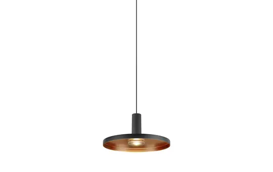 SLV 1010796 LED-Pendelleuchte LALU SET 10 W, 2700/3000 K, Einbau, PLATE | schwarz