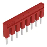 WAGO 2002-408/000-005 Kammbrücker, isoliert 8-fach | rot