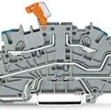 WAGO 2003-6641 Installationsetagenklemme TOPJOB®S mit Betätigungsöffnung, NTi/L/PE | grau | 2,5 mm²