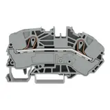 WAGO 2016-7601 2-Leiter Verteilereinspeiseklemme TOPJOB®S mit Betätigungsöffnung | grau | 16 mm²