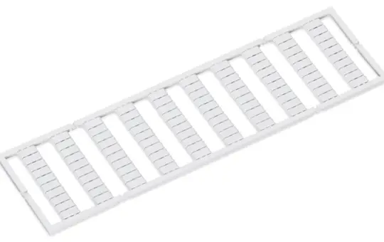 WAGO 793-5513 Beschriftungskarte 501-600 (1x), waagerecht bedruckt | weiß