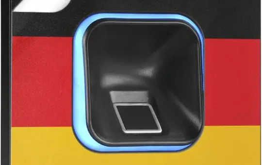 EKEY 503701 Fingerprint-Set xLine Unterputz, WM-Klebefolie inkl. | schwarz
