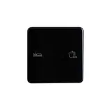 ELSNER 71332 KNX-Hotel-Glastaster eTR Zimmerservice | tiefschwarz