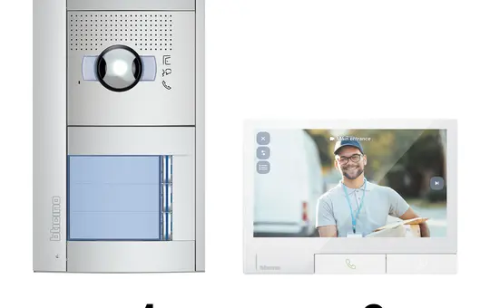 LEGRAND 905103 Mehrfamilienset SFERA 3 Ruftasten