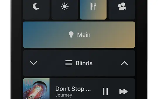 1Home Touchpanel 4 Zoll