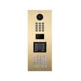 DOORBIRD D21DKV IP-Video-Türstation (423887954) Display, Keypad, vertikal | Messing-Optik