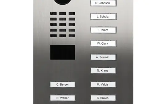DOORBIRD D2111V IP-Video-Türstation (423906983) 11-fach | weißaluminium