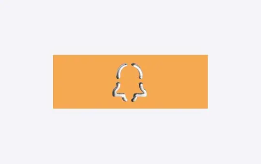 DOORBIRD D11x Namensschild für D11x (423897779) mit Glockensymbol | safrangelb