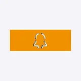 DOORBIRD D11x Namensschild für D11x (423897786) mit Glockensymbol | sonnengelb