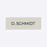 DOORBIRD D11x Namensschild für D11x (423898028) mit individueller Gravur (max. 15 Zeichen) | grauweiß