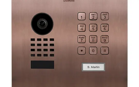 DOORBIRD D1101KH IP-Video-Türstation Modern UP (423873292) 1-fach | bronze-optik