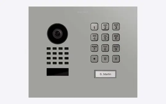 DOORBIRD D1101KH IP-Video-Türstation Modern UP (423880153) 1-fach | weißaluminium
