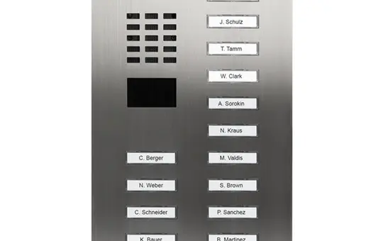 DOORBIRD D2115V IP Video Türsprechanlage (423867130) 15-fach | edelstahl V2A gebürstet